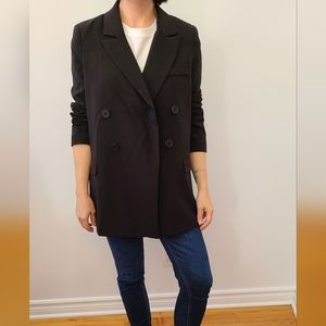 Frank and Oak black blazer